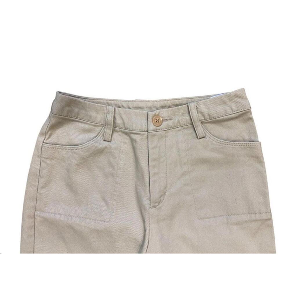 Japanese Vintage Flared Cargo Khaki Pant Beige 4 - Picture 5 of 11